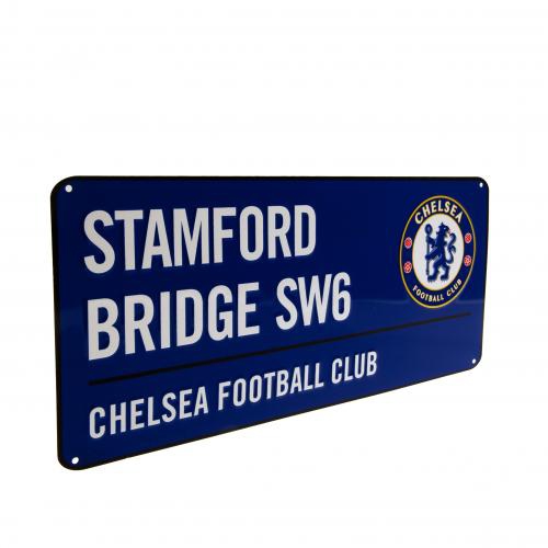 FC Chelsea cedule na zeď Street Sign BL - FC Chelsea vlajky, plakáty