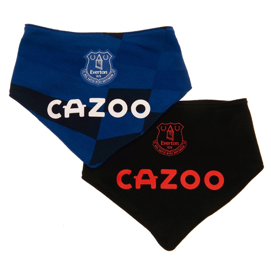 FC Everton set bryndáků 2 pack bibs - FC Everton dětské oblečení