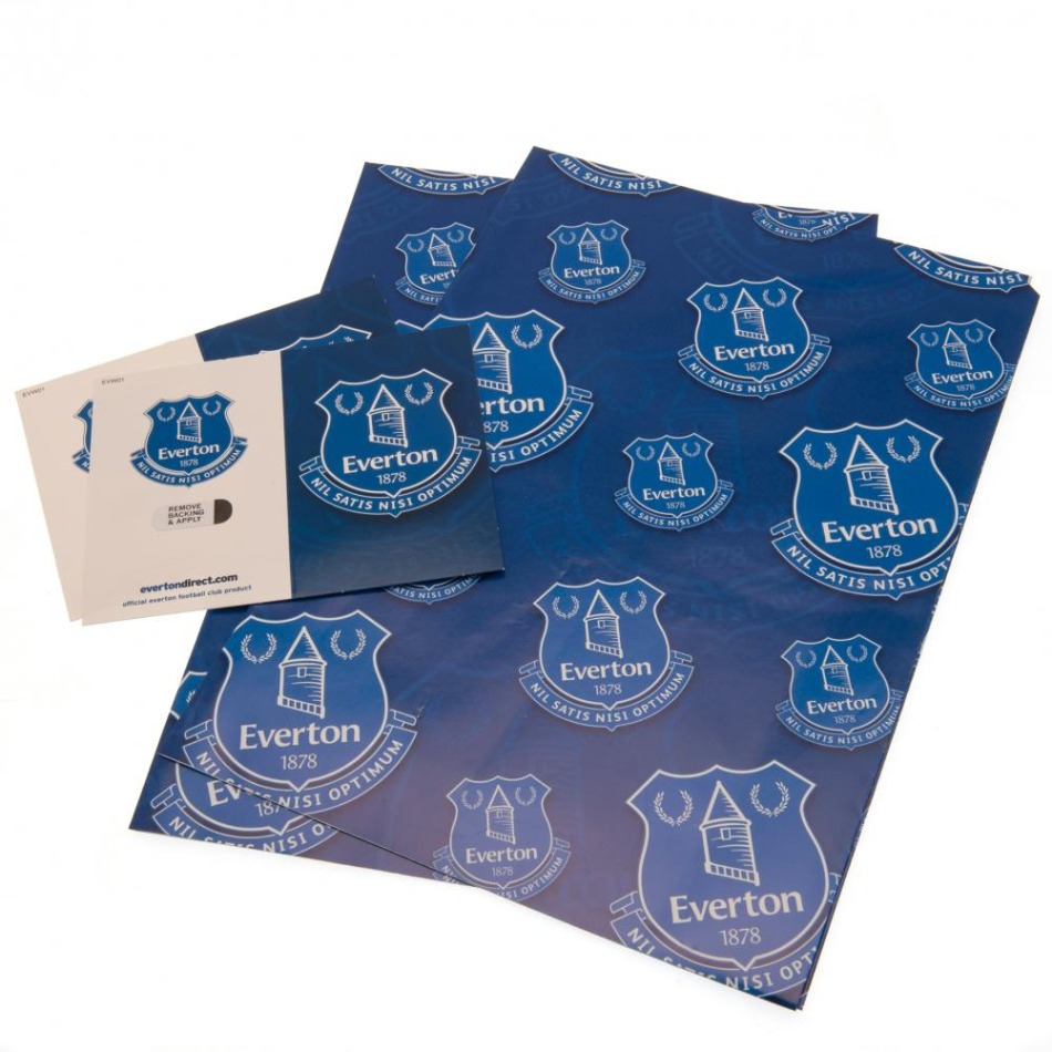 FC Everton balící papír 2 pcs Gift Wrap - FC Everton ostatní suvenýry
