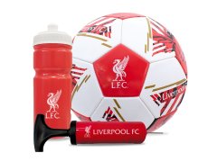 FC Liverpool fotbalový set water bottle - hand pump - size 5 ball