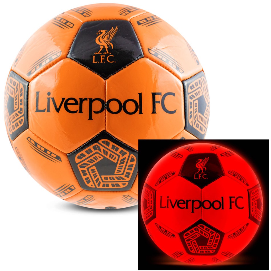 FC Liverpool fotbalový míč LED Glow Football - size 5 - FC Liverpool fotbalové vybavení