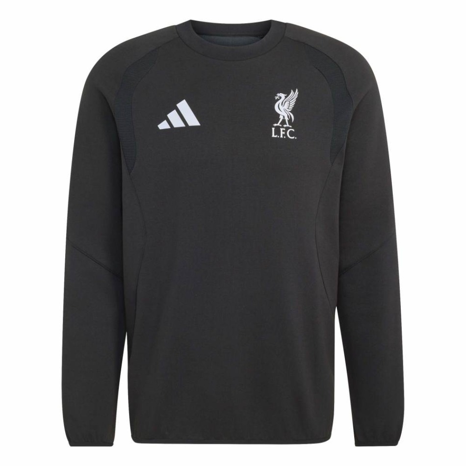 FC Liverpool pánská mikina Tiro Travel black - FC Liverpool fotbalové vybavení