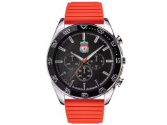 Liverpool FC Mens Silicone Strap Chronograph Watch