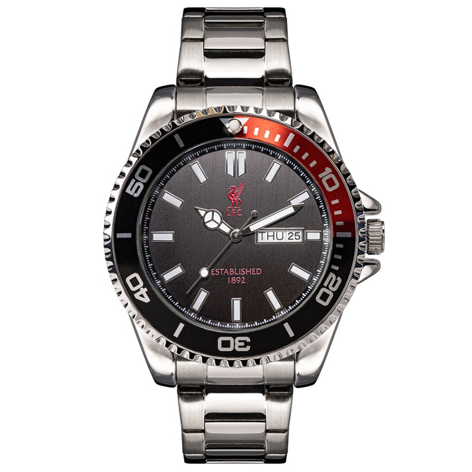 Liverpool FC Mens Bracelet Watch - FC Liverpool hodiny, hodinky, budíky