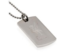 FC Liverpool řetízek na krk se psí známkou Engraved Dog Tag & Chain LB