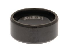 FC Liverpool prsten Black IP Ring Small