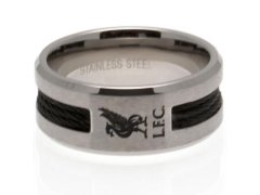 FC Liverpool prsten Black Inlay Medium