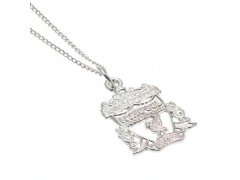 FC Liverpool řetízek na krk s přívěškem Sterling Silver Pendant & Chain CR