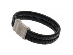 FC Liverpool kožený náramek Single Plait Leather Bracelet