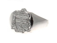 FC Liverpool prsten Silver Plated Crest Large
