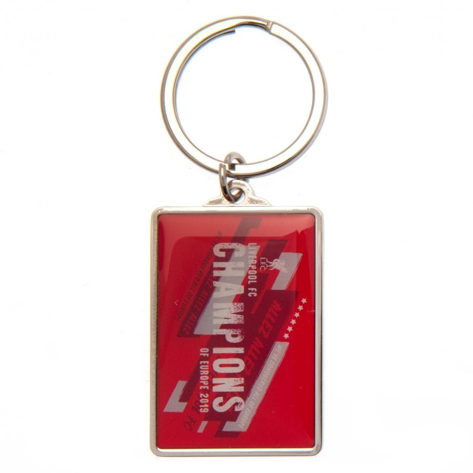 FC Liverpool přívěšek Champions Of Europe Keyring NC - FC Liverpool klíčenky, náramky, šperky