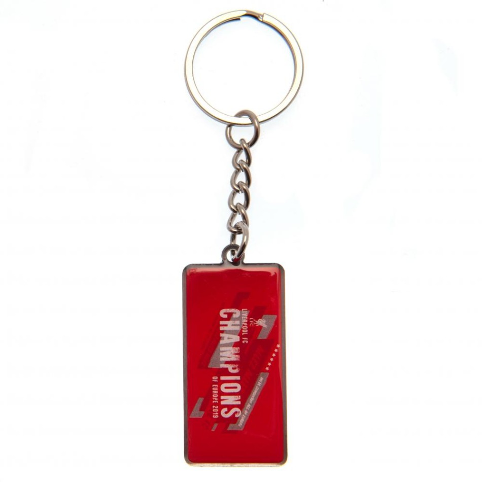 FC Liverpool přívěšek Champions Of Europe Keyring - FC Liverpool klíčenky, náramky, šperky