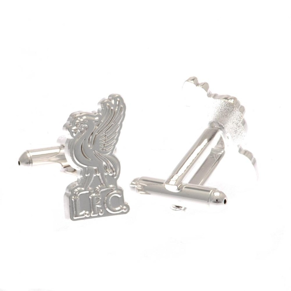 FC Liverpool manžetové knoflíčky Silver Plated Formed Cufflinks LB - FC Liverpool klíčenky, náramky, šperky