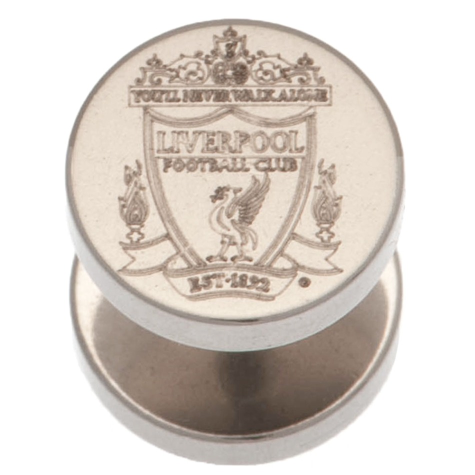 FC Liverpool náušnice Stainless Steel Stud Earring - FC Liverpool klíčenky, náramky, šperky