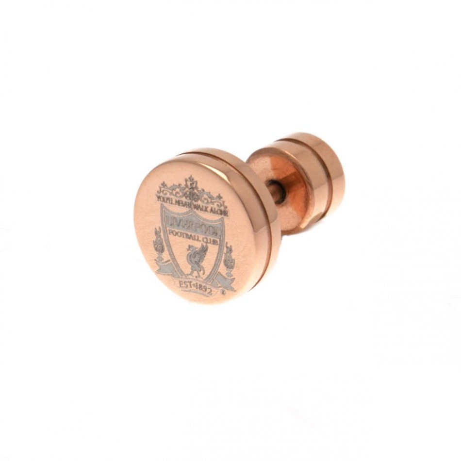 FC Liverpool náušnice Rose Gold Plated Earring - FC Liverpool klíčenky, náramky, šperky