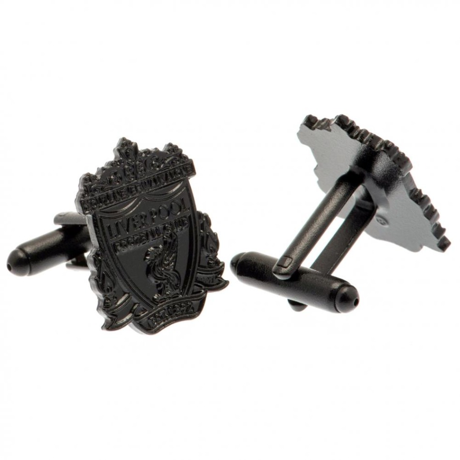 FC Liverpool manžetové knoflíčky Black IP Cufflinks - FC Liverpool klíčenky, náramky, šperky