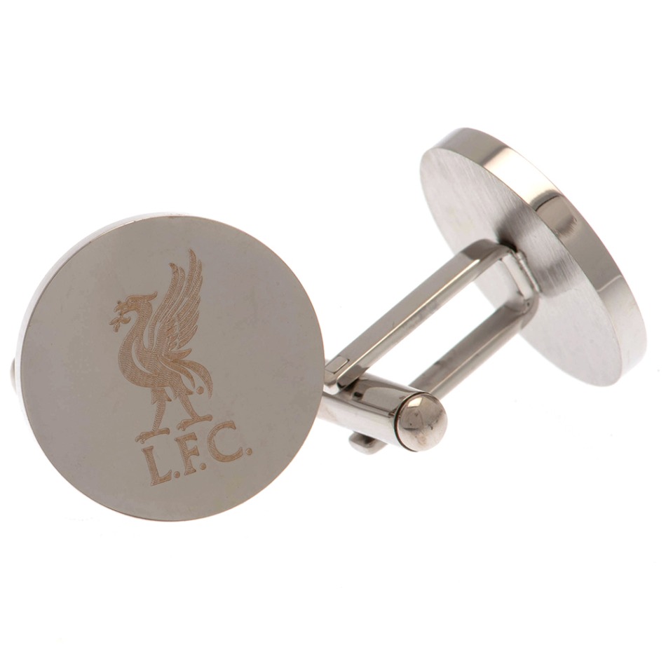 FC Liverpool manžetové knoflíčky Stainless Steel Round Cufflinks - FC Liverpool klíčenky, náramky, šperky