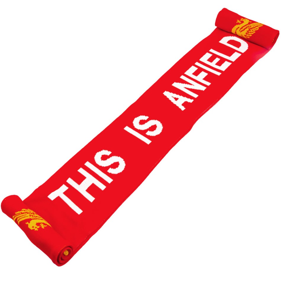 FC Liverpool zimní šála This Is Anfield Scarf