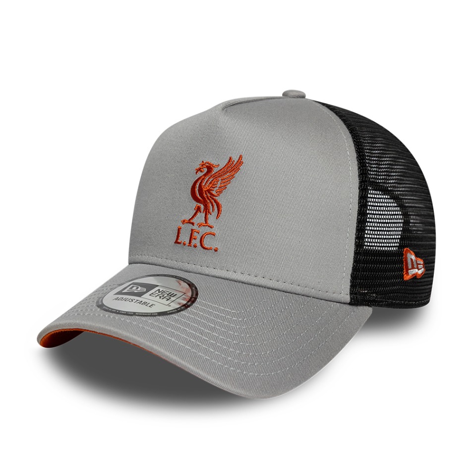 Kšiltovka LIVERPOOL FC 9forty Trucker grey - FC Liverpool kšiltovky, čepice, rukavice