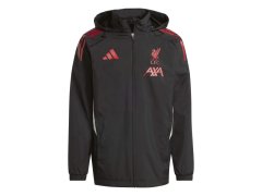 FC Liverpool pánská bunda s kapucí Allweather black