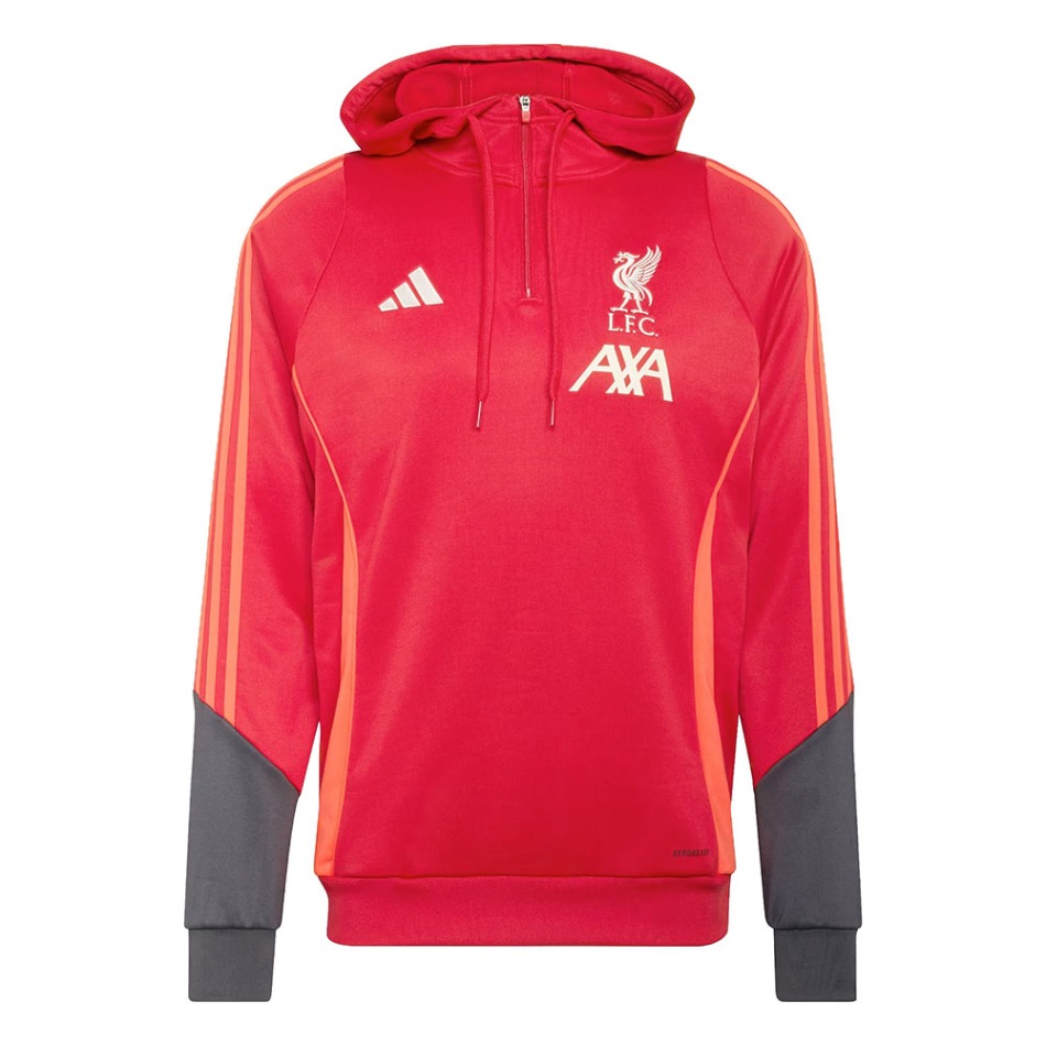 FC Liverpool pánská mikina s kapucí Track red