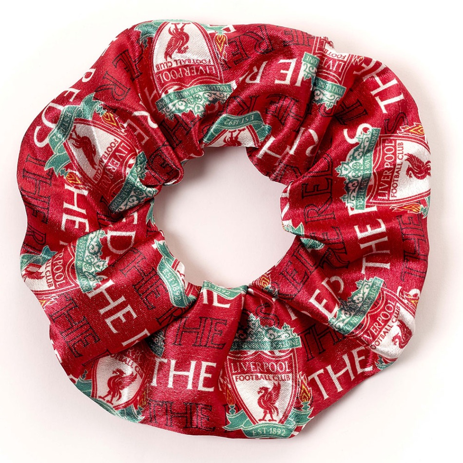 FC Liverpool gumička do vlasů colourful satin - FC Liverpool ostatní modní doplňky