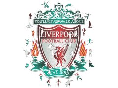 FC Liverpool dřevěné puzzle Crest 150 ks