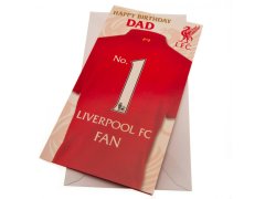 FC Liverpool narozeninové přání Birthday Card Dad
