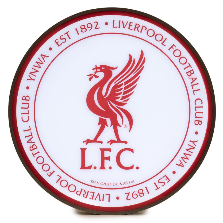 FC Liverpool LED cedule 12 Inch Wall Light - FC Liverpool ostatní suvenýry