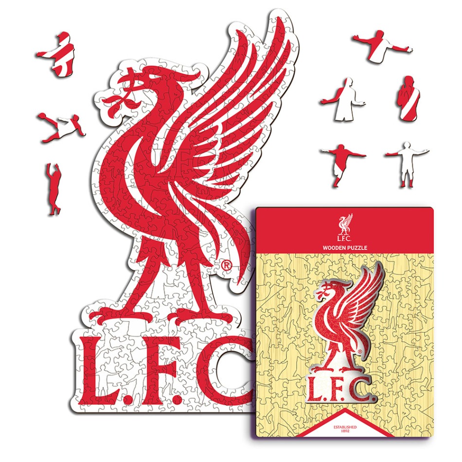 FC Liverpool dřevěné puzzle Liver Bird 270 pcs