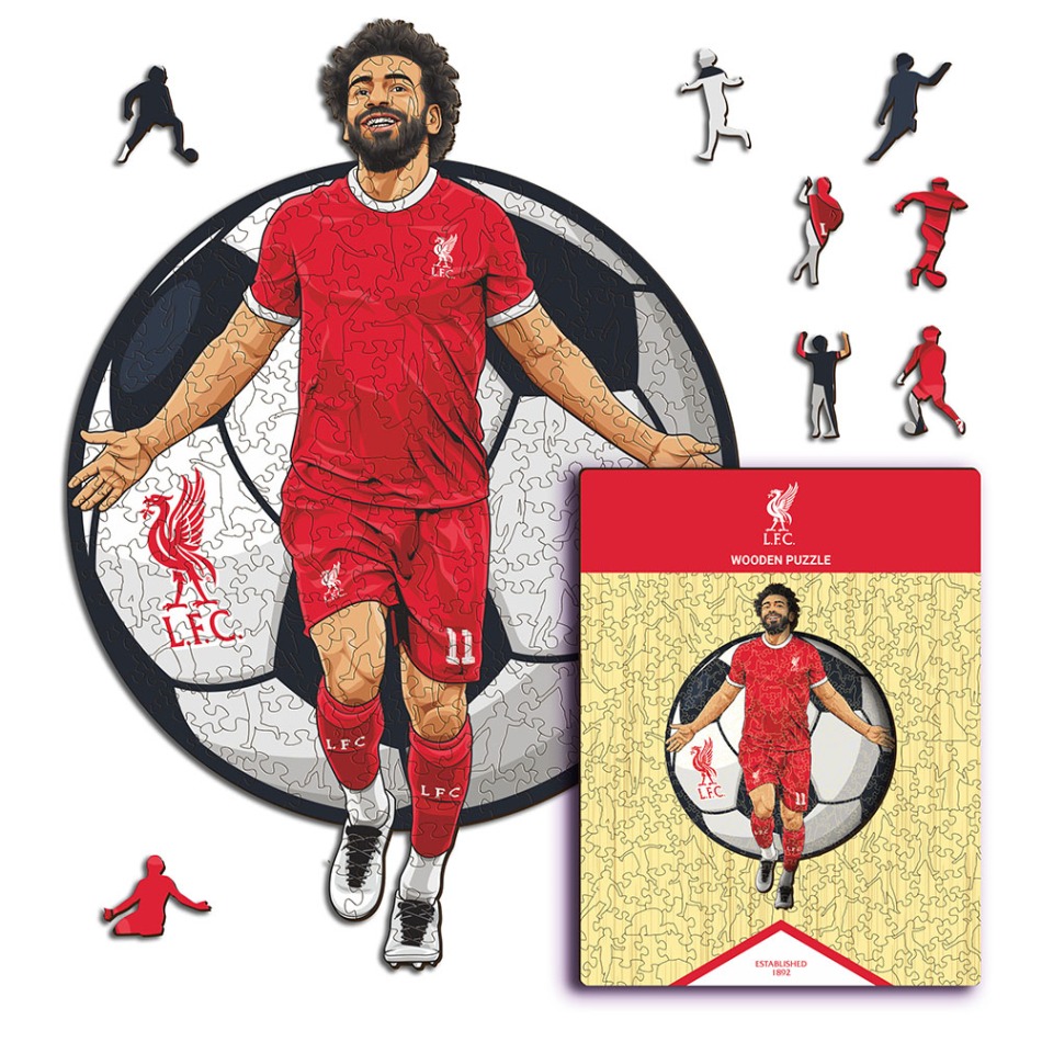 FC Liverpool dřevěné puzzle Mo Salah 500 pcs