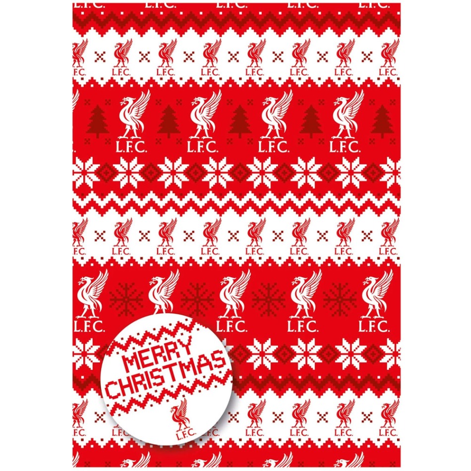 FC Liverpool balící papír Christmas 2 pcs