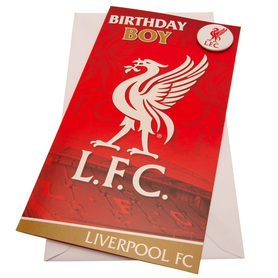 FC Liverpool narozeninové přání Birthday boy - FC Liverpool ostatní suvenýry
