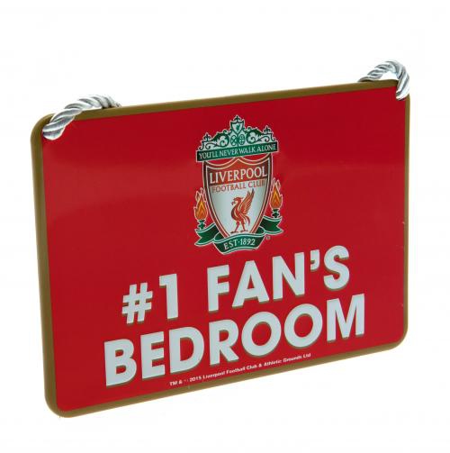 FC Liverpool značka do ložnice Bedroom Sign No1 Fan - FC Liverpool ostatní suvenýry