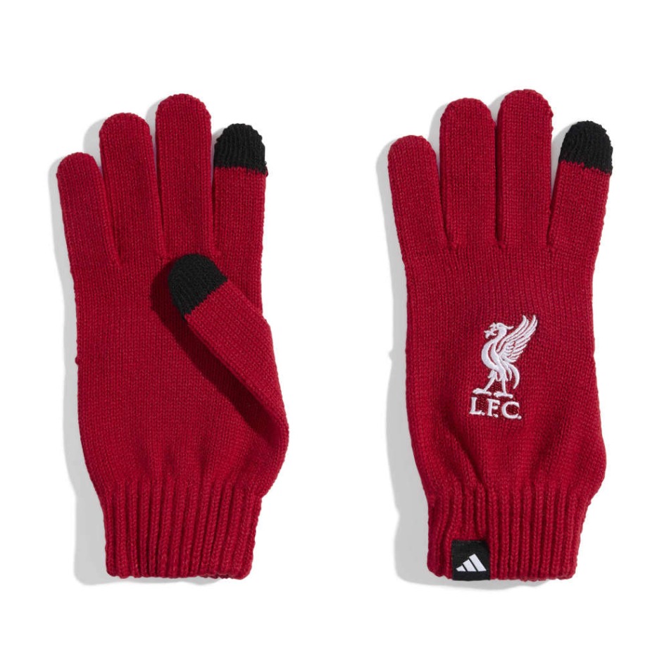 FC Liverpool rukavice Gloves red - FC Liverpool šály, čepice, rukavice