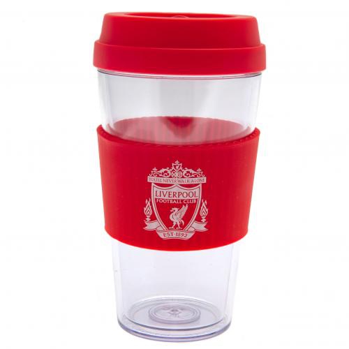 FC Liverpool cestovní hrnek Clear Grip Travel Mug CR - FC Liverpool sklenice, hrníčky, misky