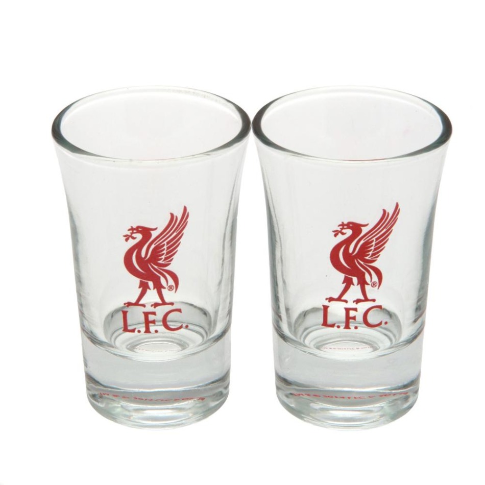 FC Liverpool sada 2 panáků LIVERPOOL FC - FC Liverpool sklenice, hrníčky, misky