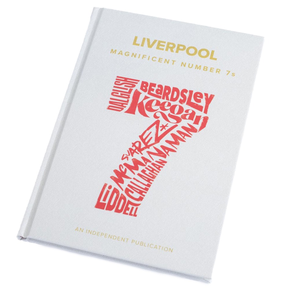 FC Liverpool kniha Magnificent Number 7s - FC Liverpool školní a&nbsp;kancelářské potřeby