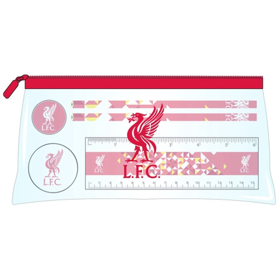 FC Liverpool školní set Clear - FC Liverpool školní a&nbsp;kancelářské potřeby