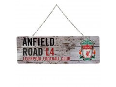 FC Liverpool kovová značka garden sign