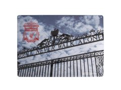 FC Liverpool cedule na zeď Shankly Gates Large