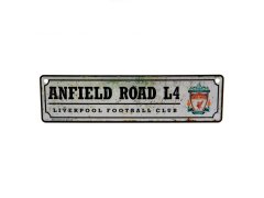 FC Liverpool plechová cedule Retro Window Sign