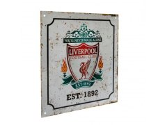 FC Liverpool cedule na zeď Retro Logo Sign