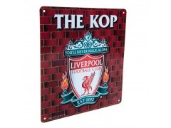 FC Liverpool cedule na zeď The Kop Sign