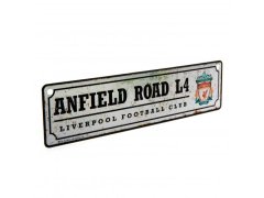 FC Liverpool plechová cedule Retro Window Sign