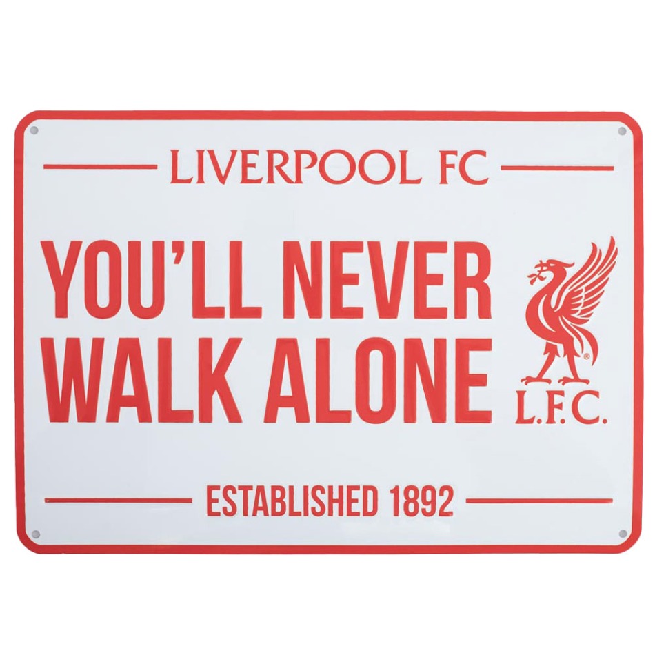 FC Liverpool cedule na zeď Large YNWA - FC Liverpool vlajky, plakáty