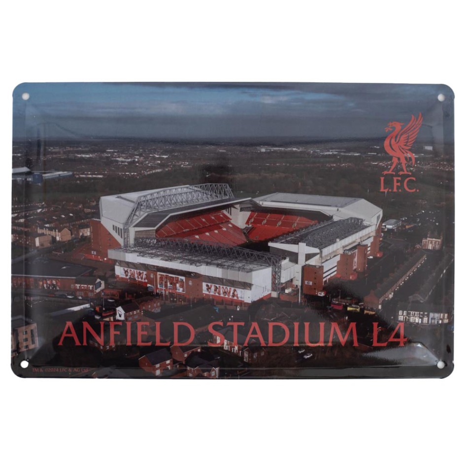 FC Liverpool cedule na zeď Large Stadium