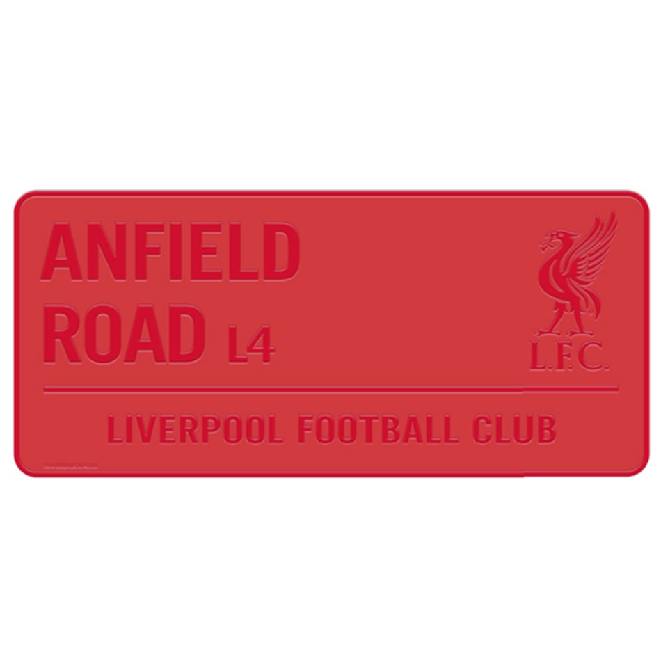 FC Liverpool cedule na zeď Red Street - FC Liverpool vlajky, plakáty