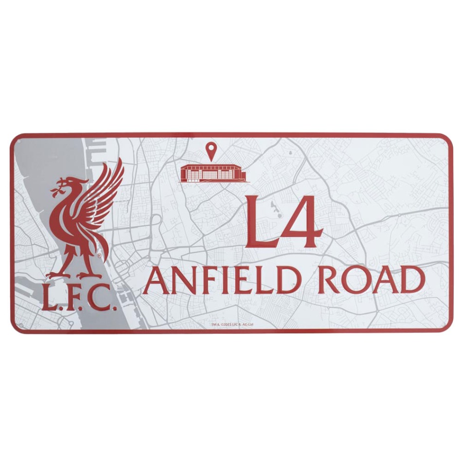 FC Liverpool cedule na zeď Route To - FC Liverpool vlajky, plakáty