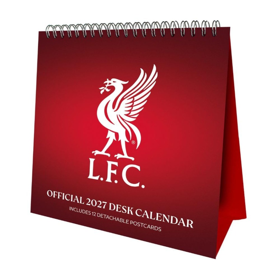 Liverpool FC Desktop Calendar 2027 - FC Liverpool vlajky, plakáty